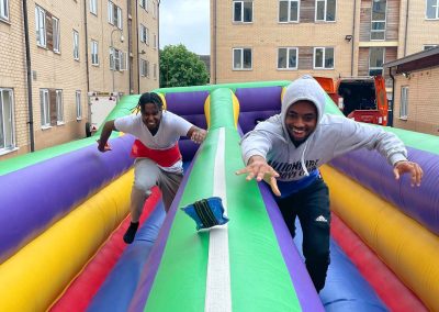Inflatable Gauntlet run at Action Packed Events